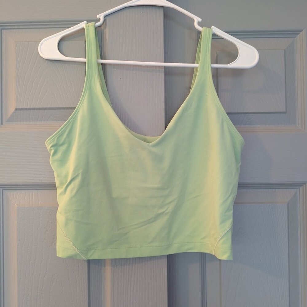 ** SOLD ** lululemon light green Align tank top size 12